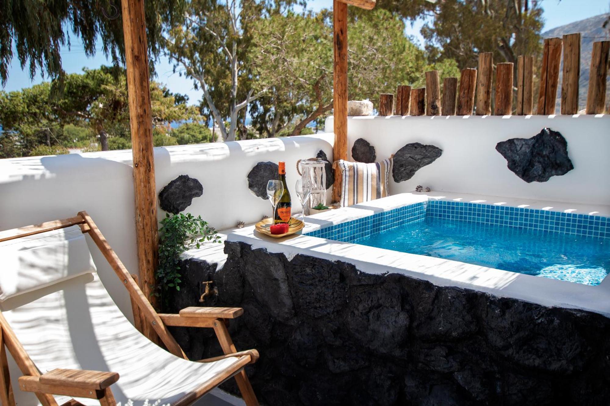 Asera Suites - Prive Jacuzzi Kamári Esterno foto