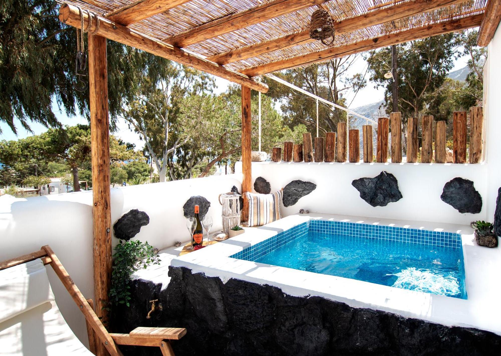 Asera Suites - Prive Jacuzzi Kamári Esterno foto